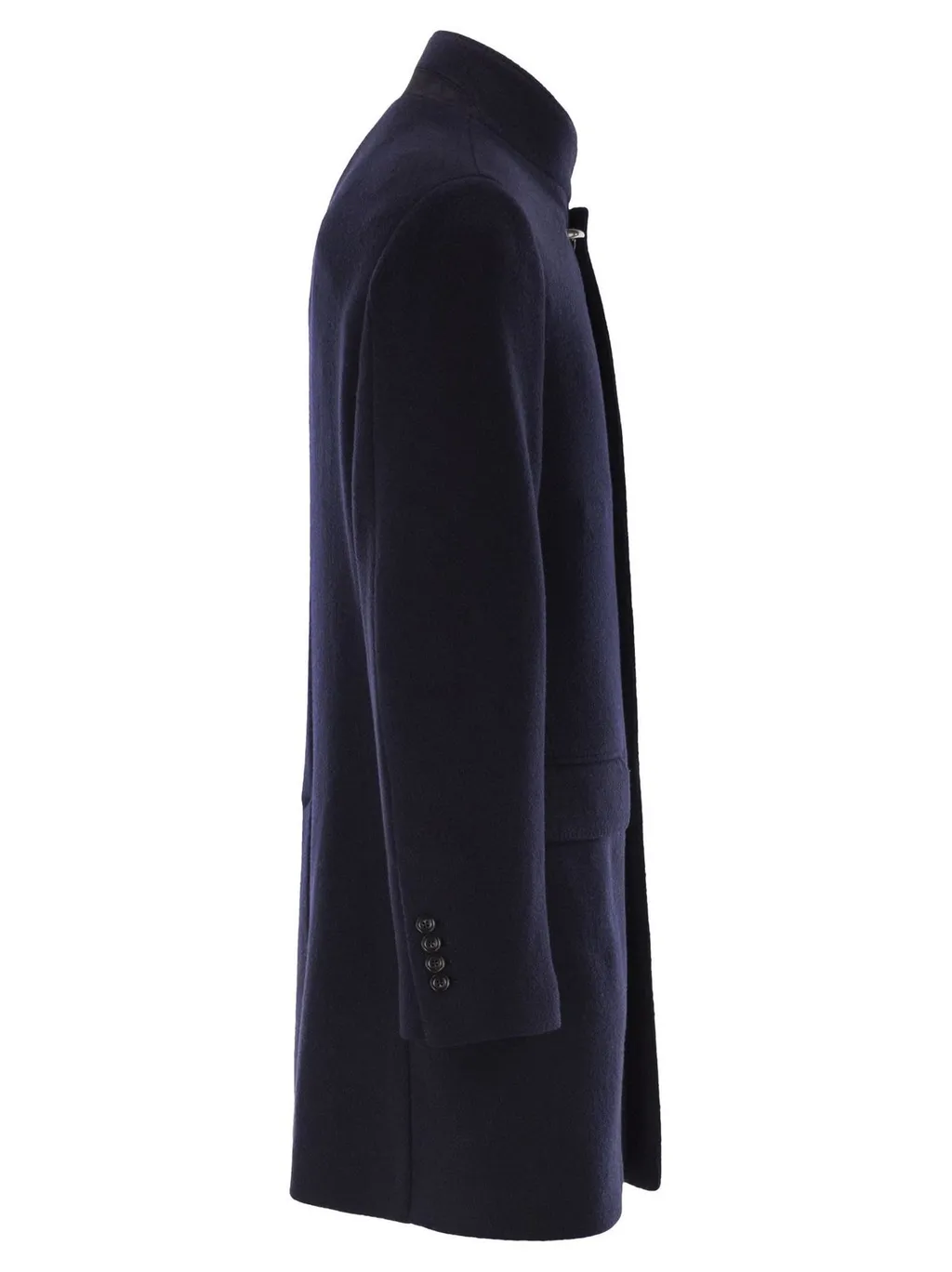 Fay Herringbone Wool-Blend Coat