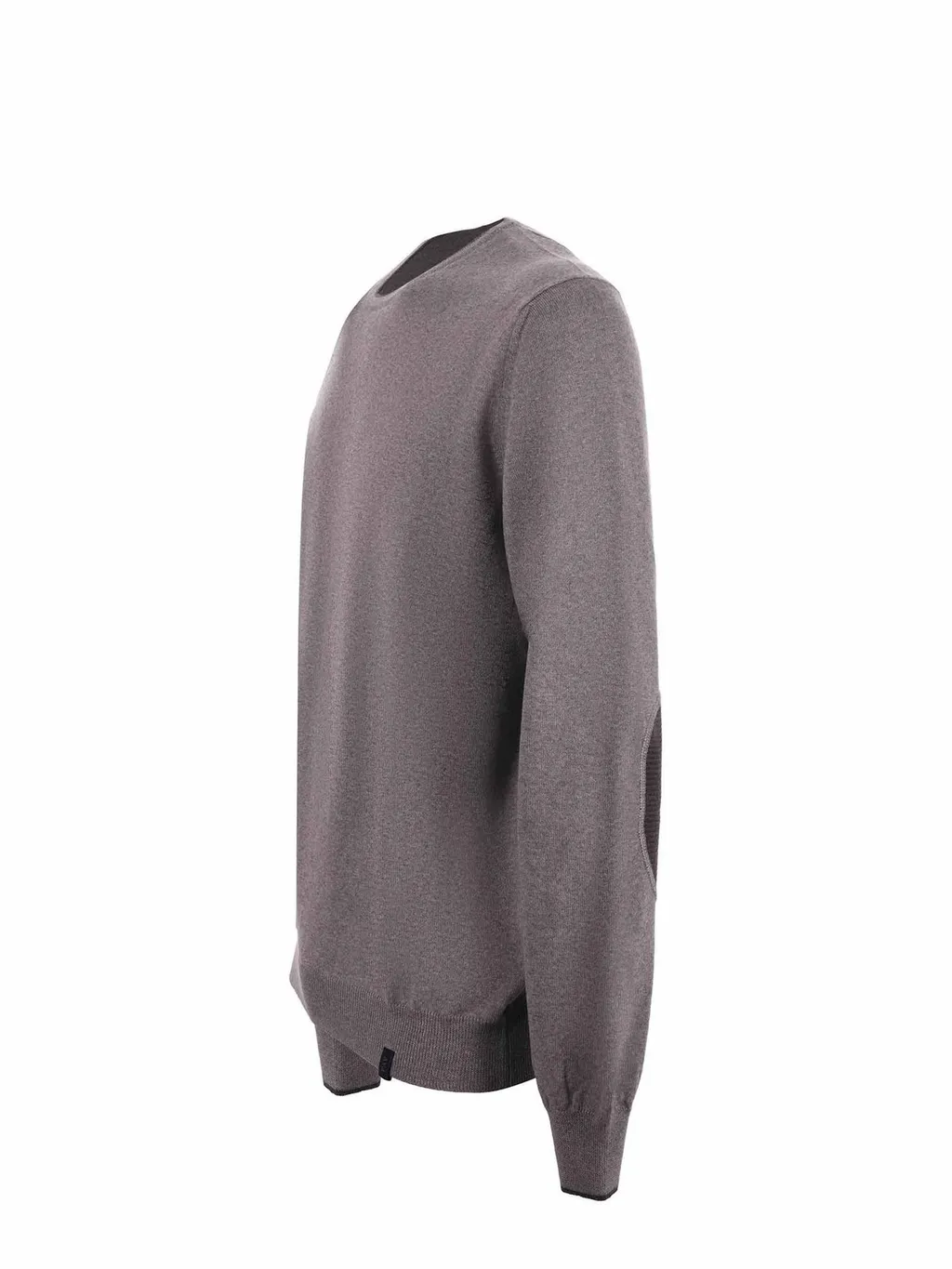 Fay Fay Elbow-Patch Crewneck Jumper