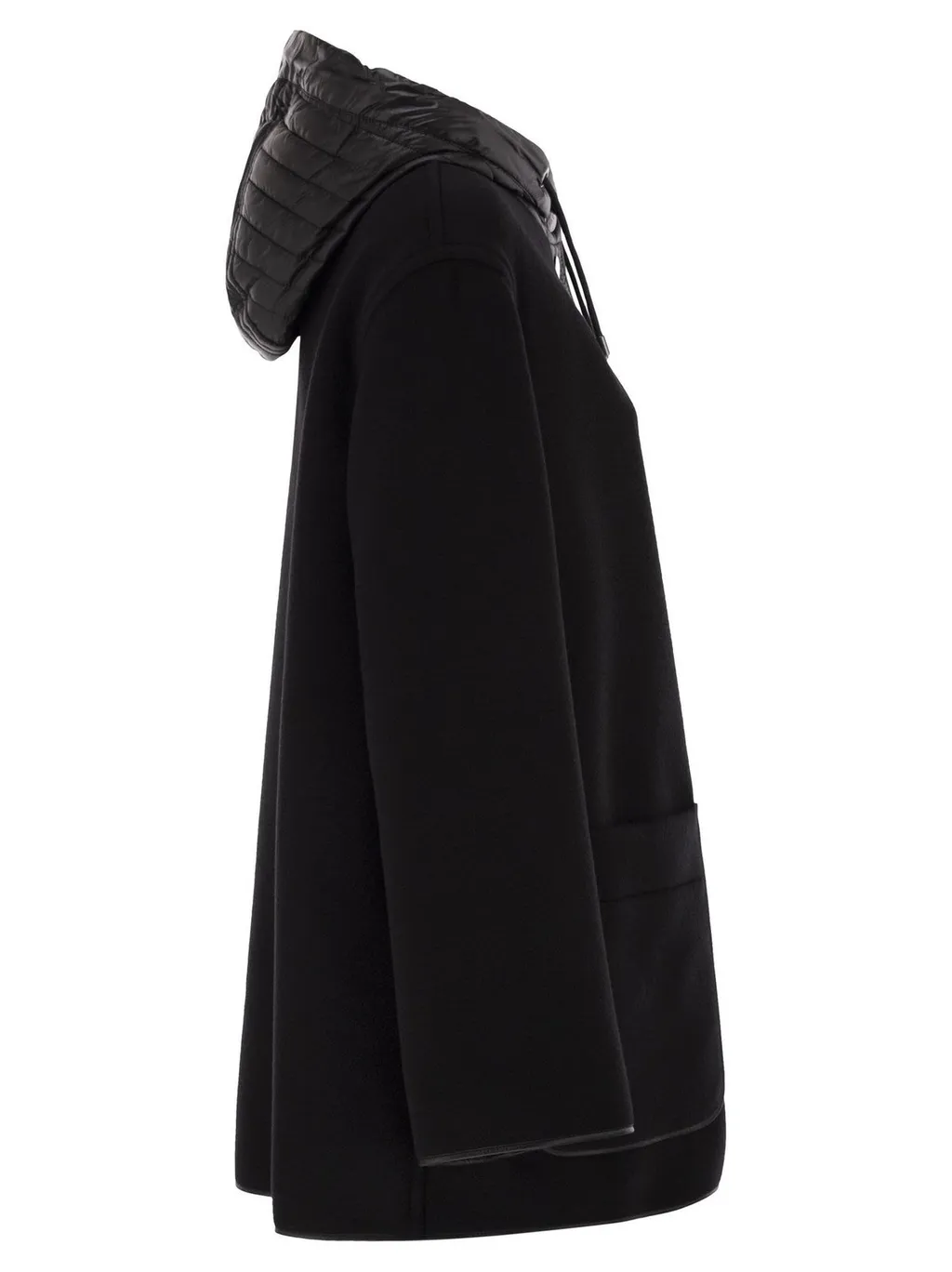 Fay Hooded Wool-Cashmere Pea Coat