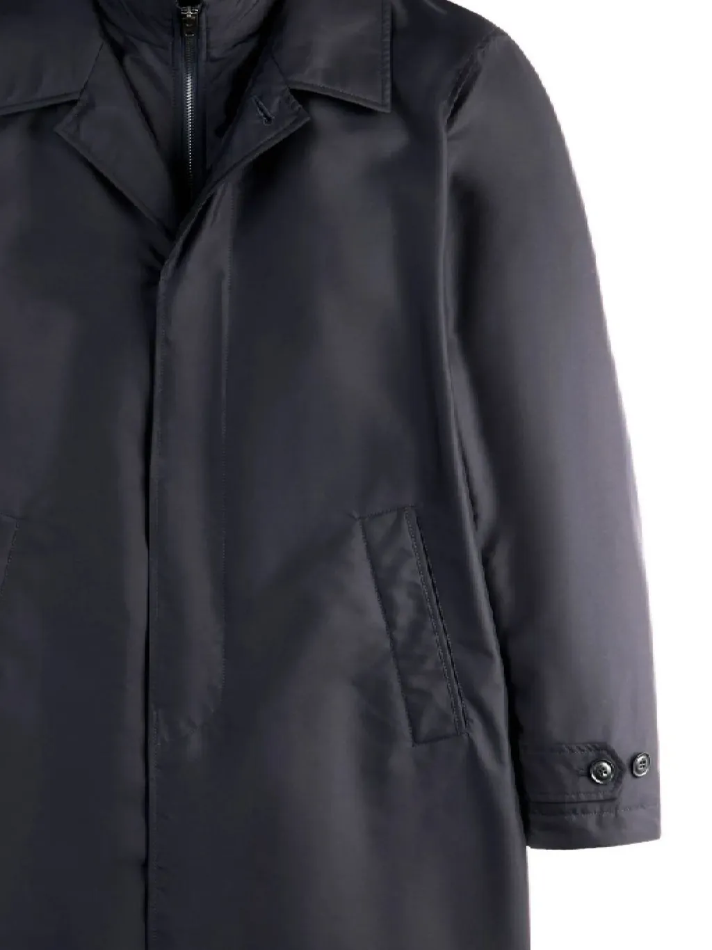 Fay Buttoned Long Jacket
