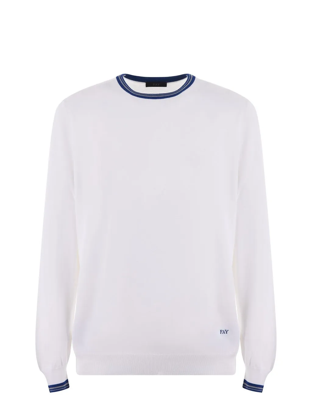 Fay Ribbed Crew Neck Knitwear