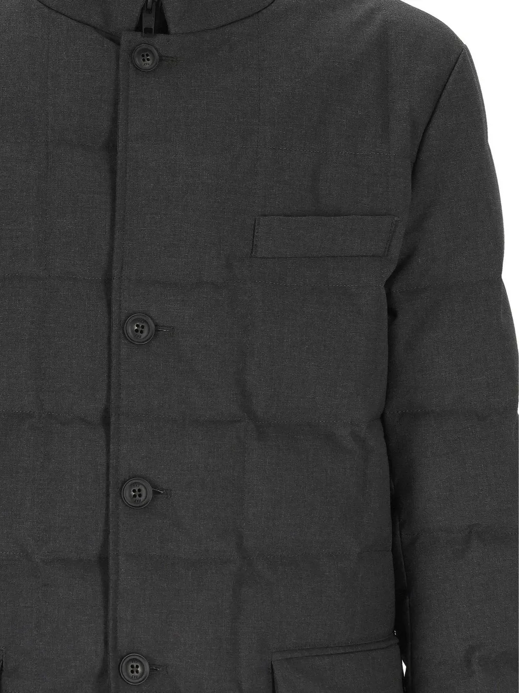 Fay Quilted Button-Up Jacket