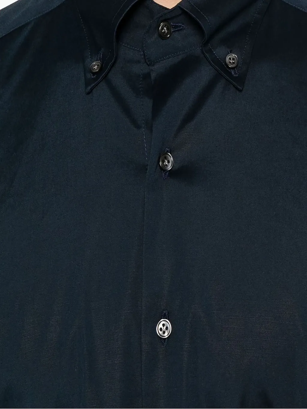 Fay Poplin Logo Patch Shirt