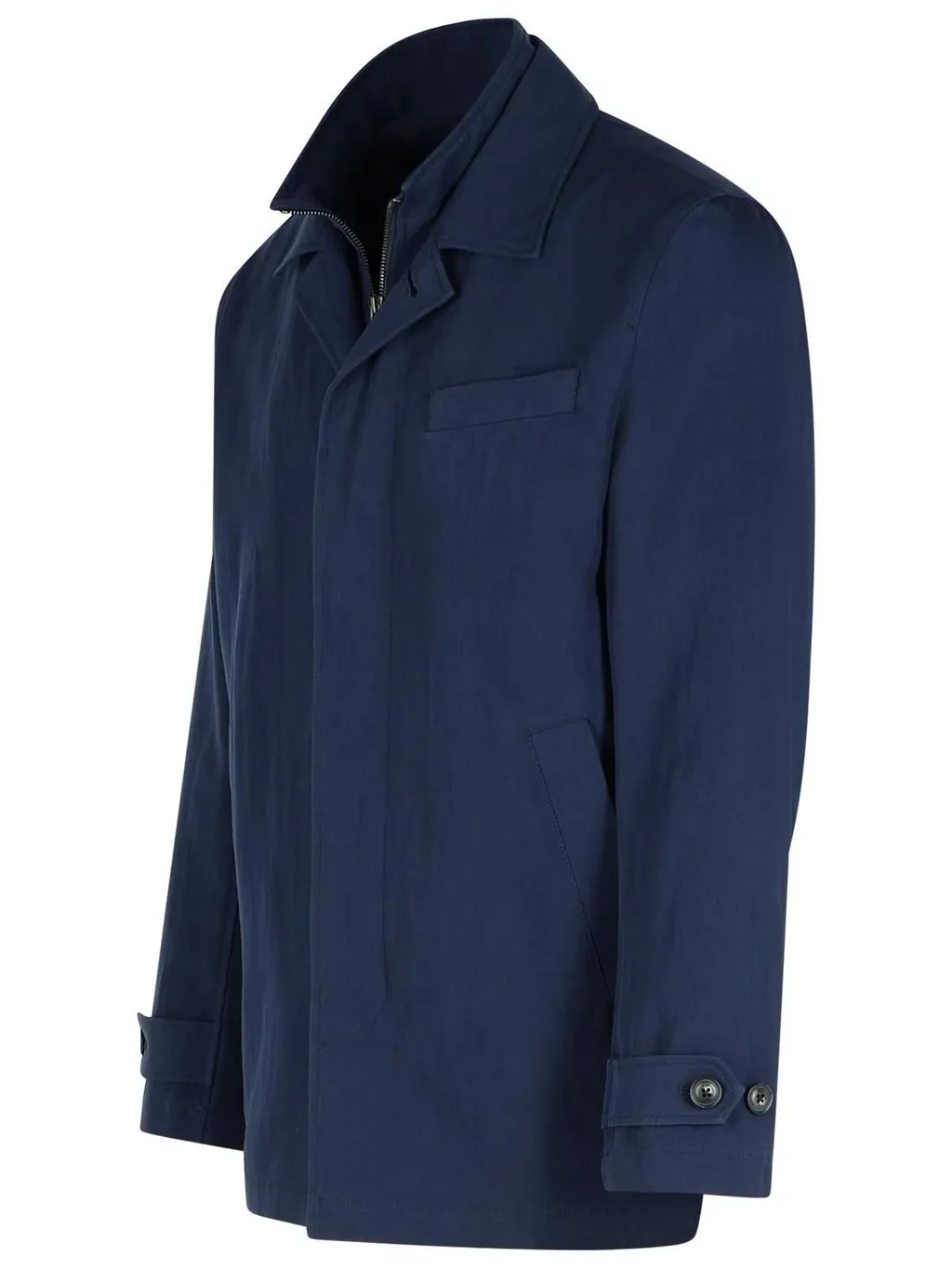 Fay Double-Zip V-Neck Jacket