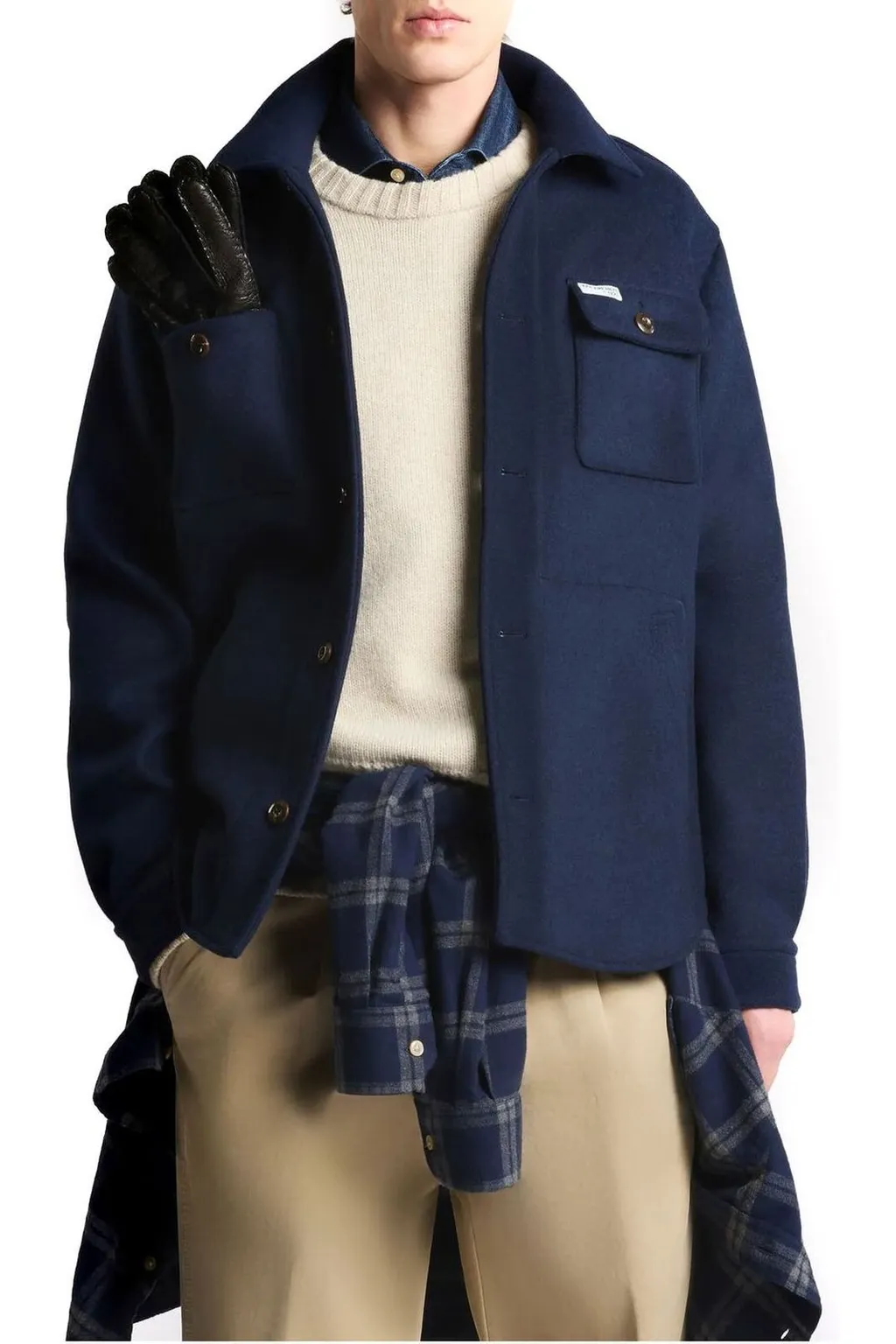 Fay Archive Wool Shirt Jacket