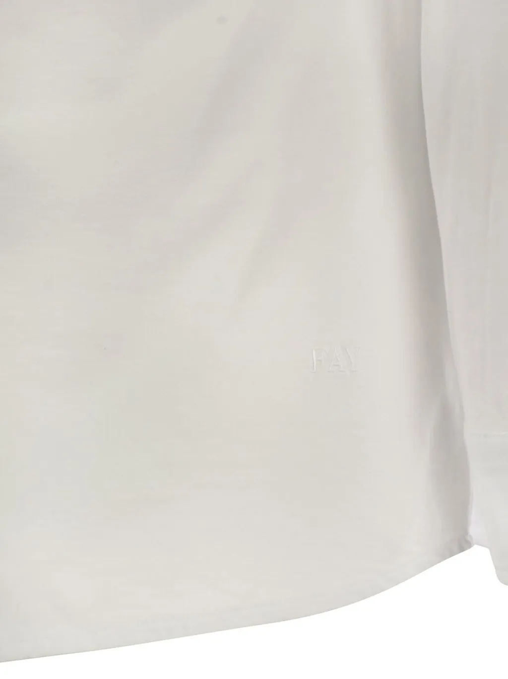 Fay French Collar Logo Shirt