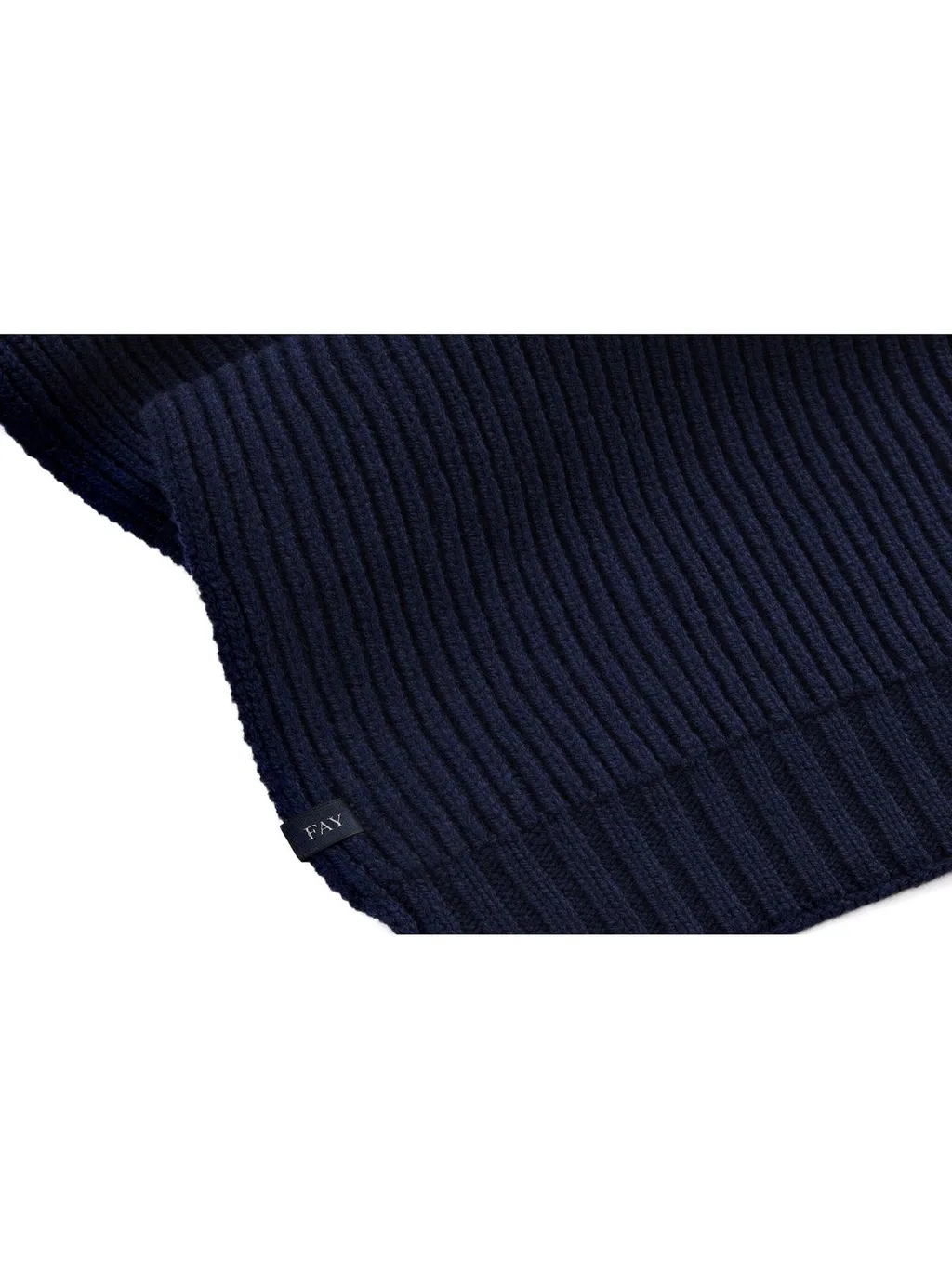 Fay English Rib Knit Scarf