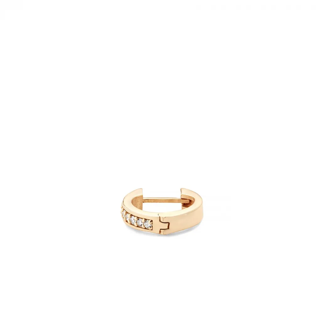 Emanuele Bicocchi Diamond Hoop Single Earring