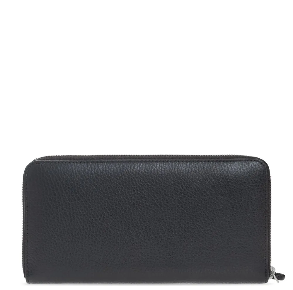 Emporio Armani Logo Lettering Zipped Wallet