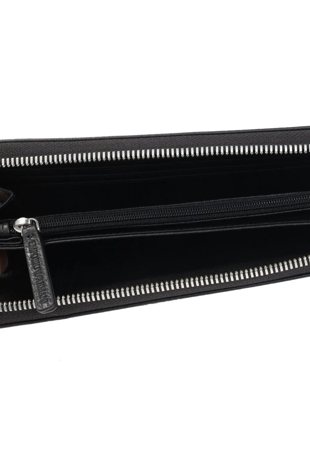 Emporio Armani Logo Lettering Zipped Wallet