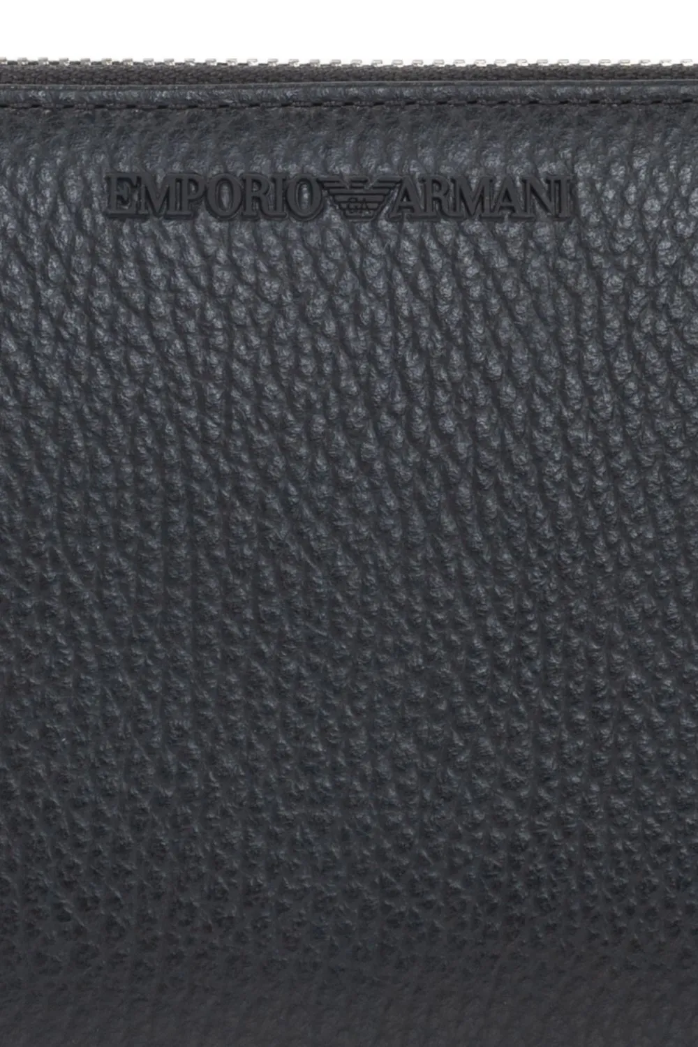 Emporio Armani Logo Lettering Zipped Wallet