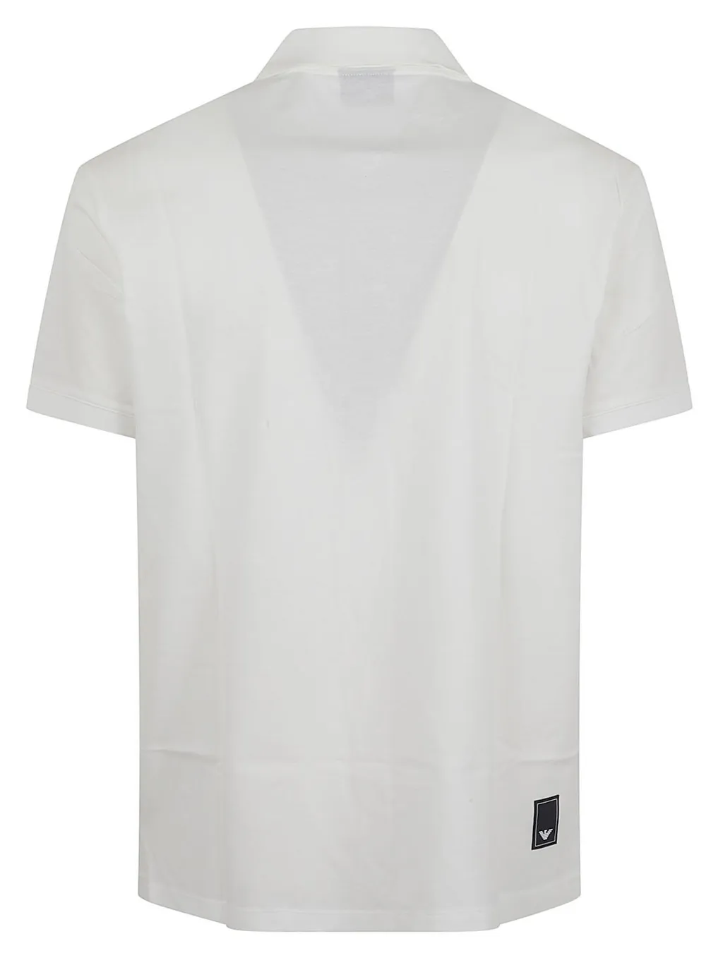 Emporio Armani Logo Patch Short-Sleeved Polo Shirt