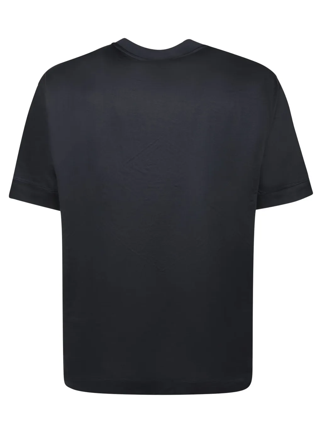 Emporio Armani Logo Embroidered Crewneck T-Shirt