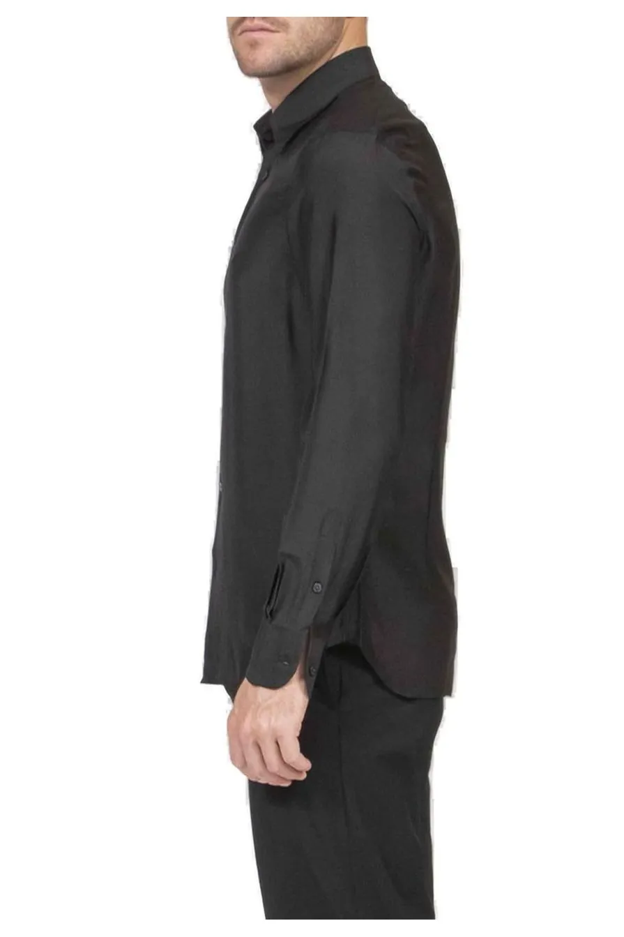 Emporio Armani Long-Sleeved Button-Up Shirt