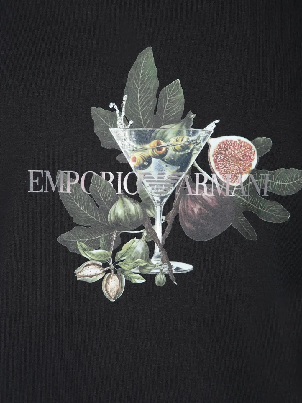 Emporio Armani Logo Printed Crewneck T-Shirt