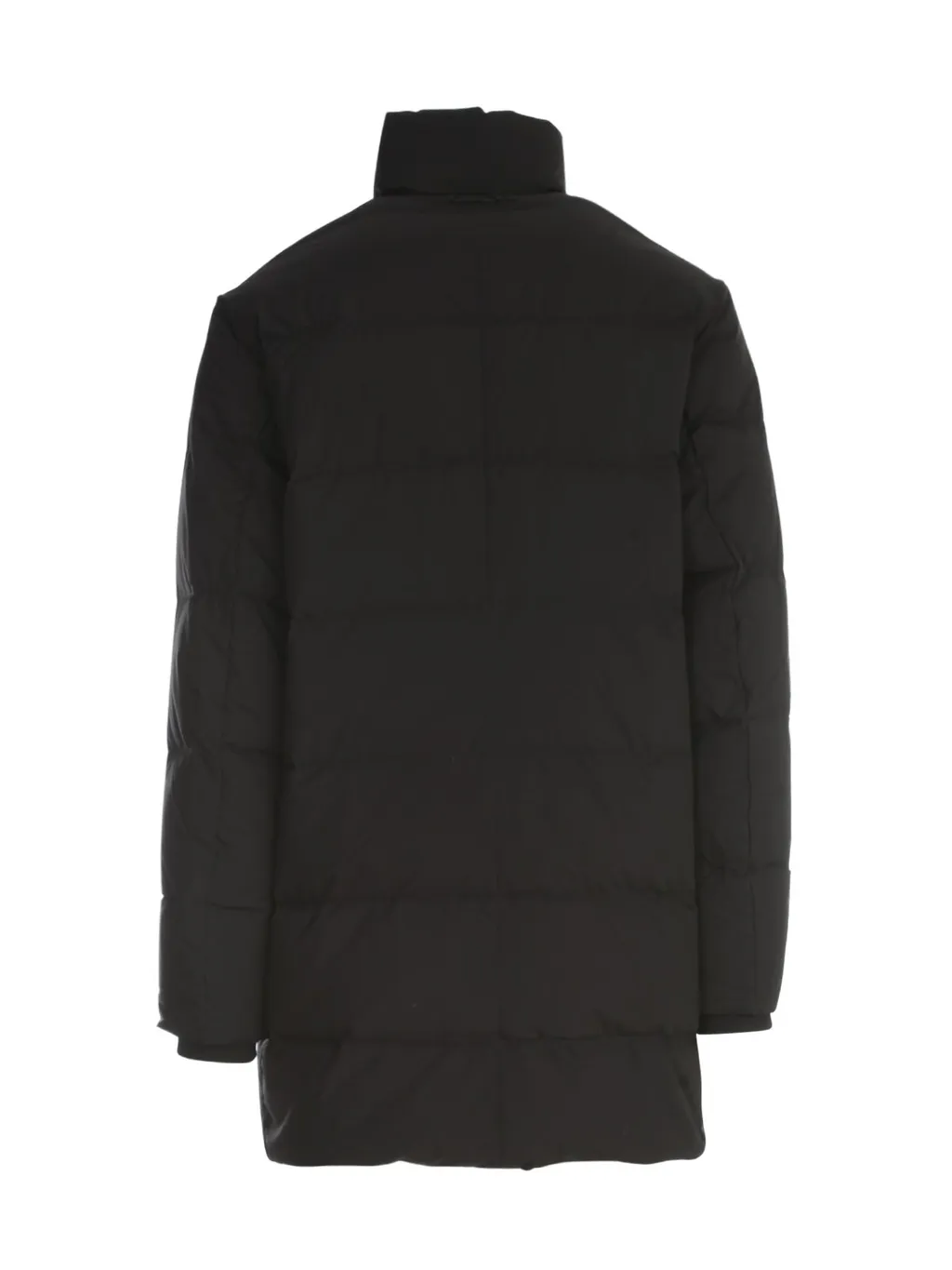 Emporio Armani Zip-Up Quilted Puffer Coat