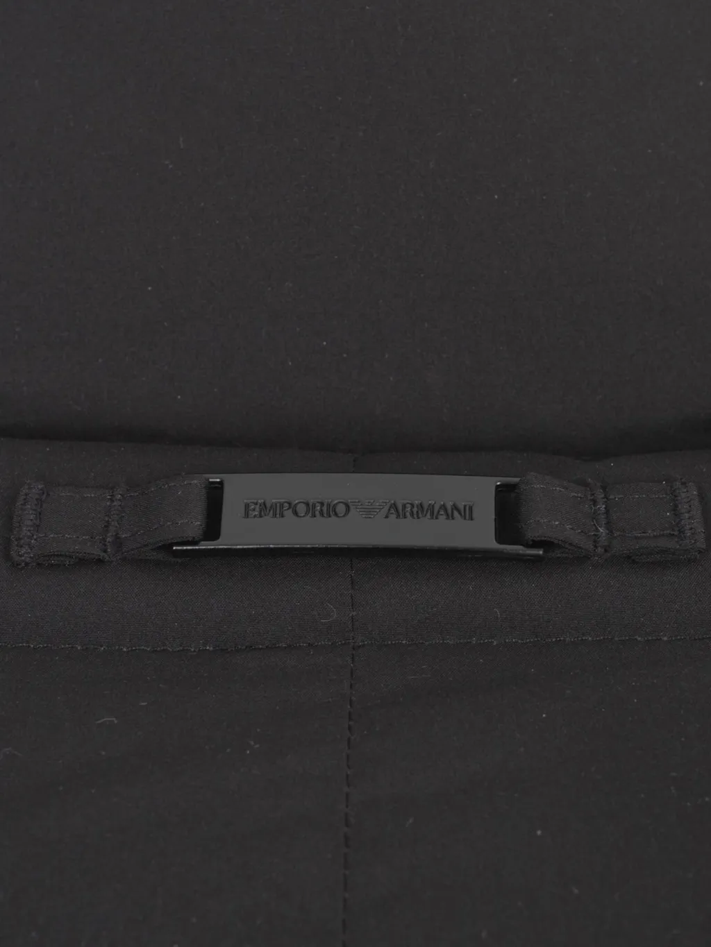 Emporio Armani Zip-Up Quilted Puffer Coat