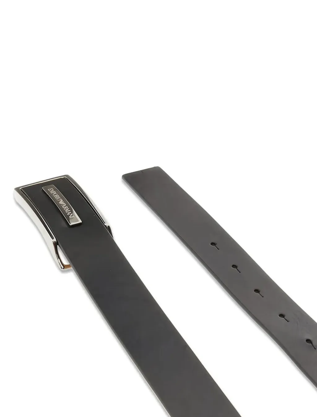 Emporio Armani Logo-Detailed Buckle Belt