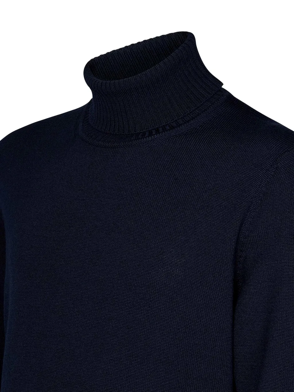 Emporio Armani Roll-Neck Straight Hem Knitted Jumper