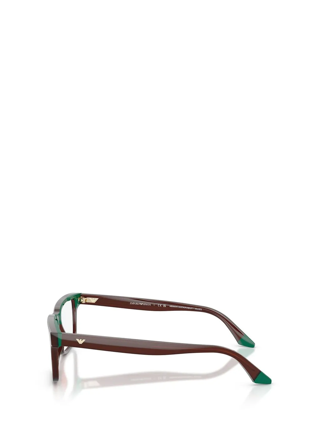Emporio Armani Rectangular Frame Glasses