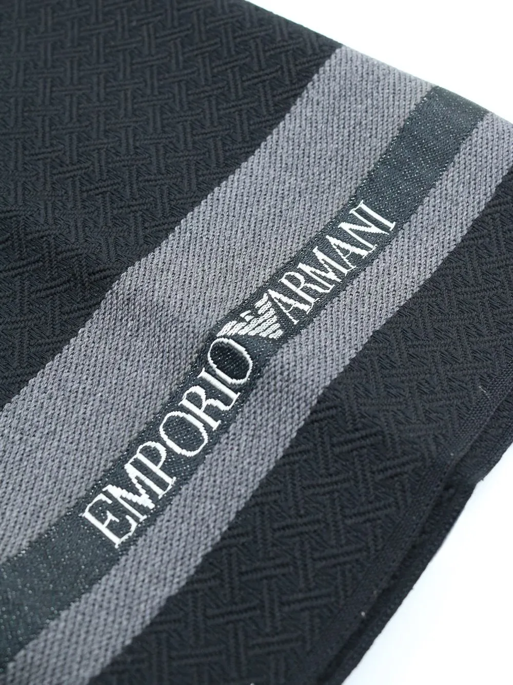Emporio Armani Logo Tape Scarf