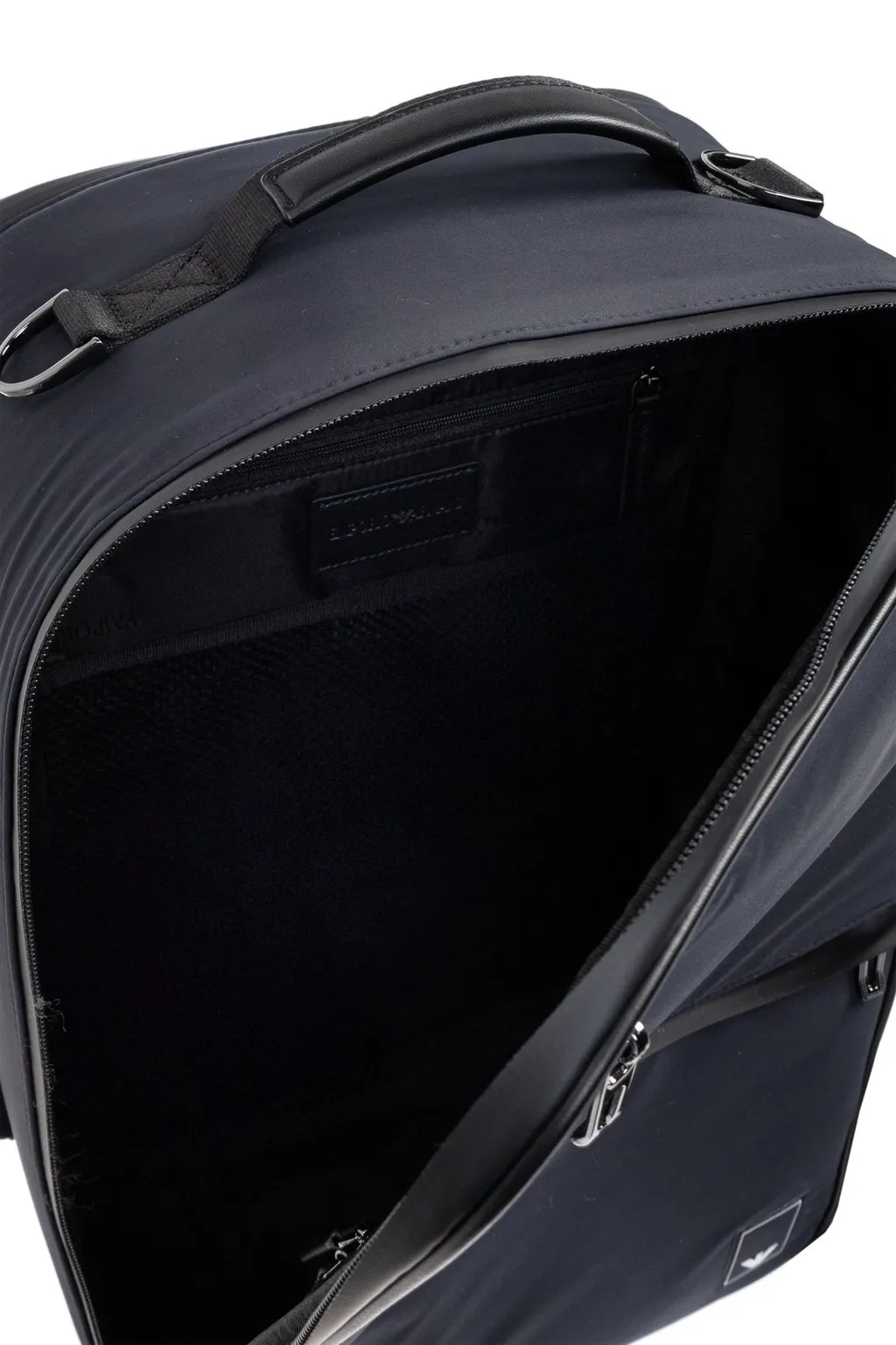 Emporio Armani Logo-Patch Zipped Backpack