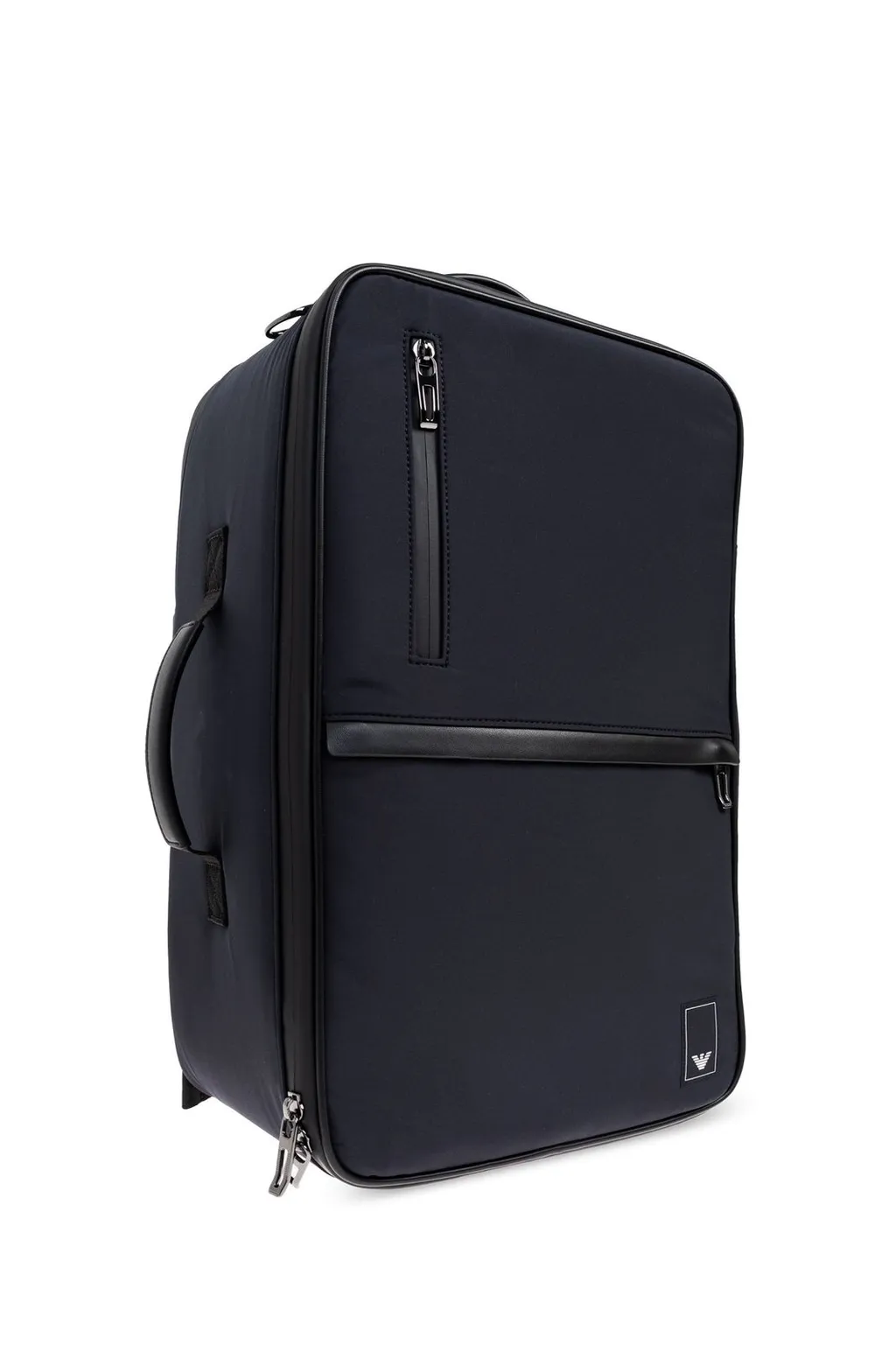 Emporio Armani Logo-Patch Zipped Backpack