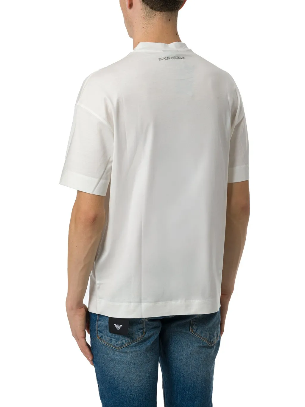 Emporio Armani Logo Patch Crewneck T-Shirt
