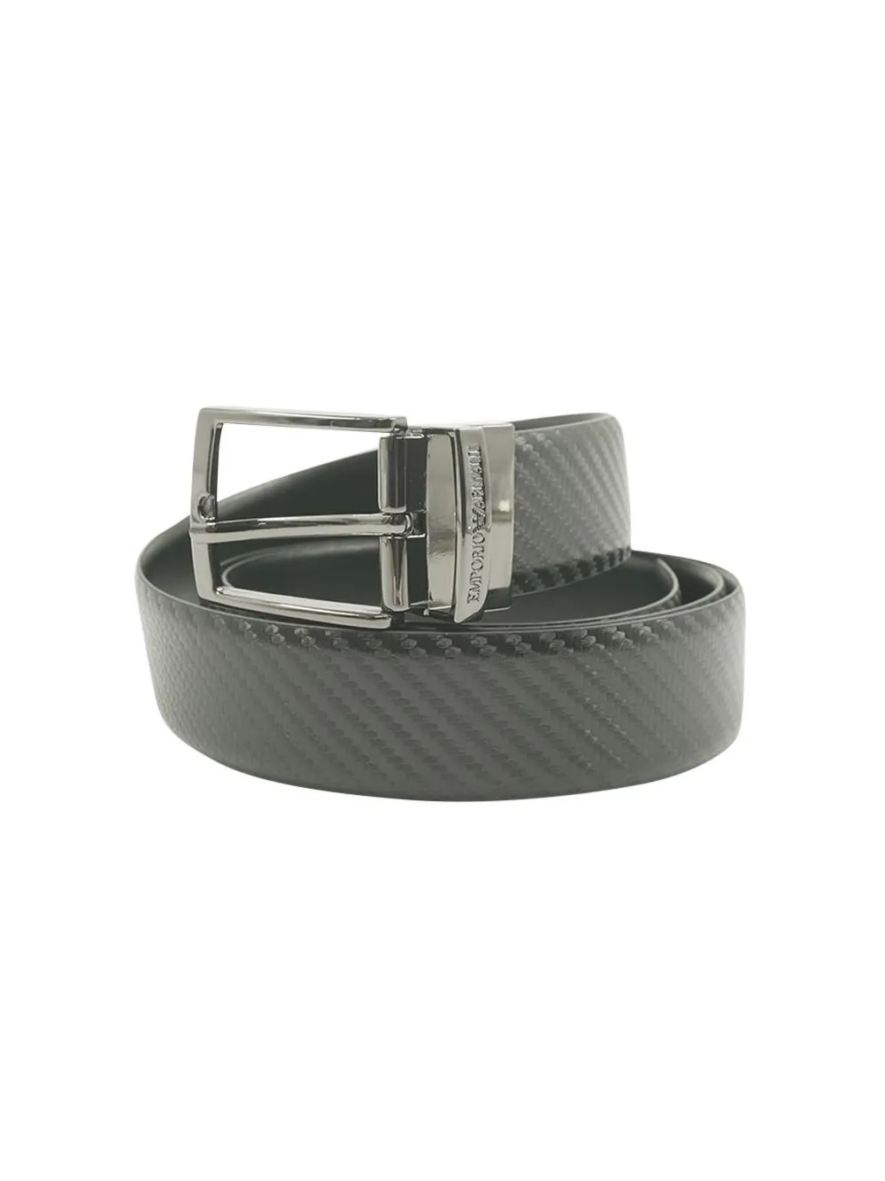 Emporio Armani Embossed Buckle Belt