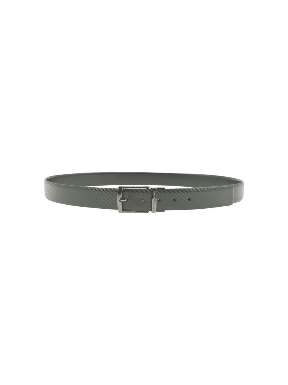 Emporio Armani Embossed Buckle Belt