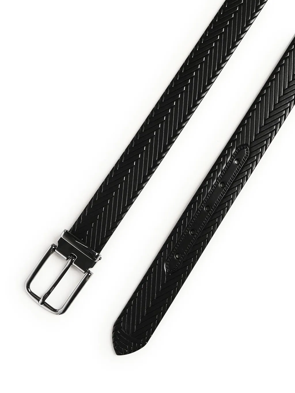 Emporio Armani Braided Buckle Belt