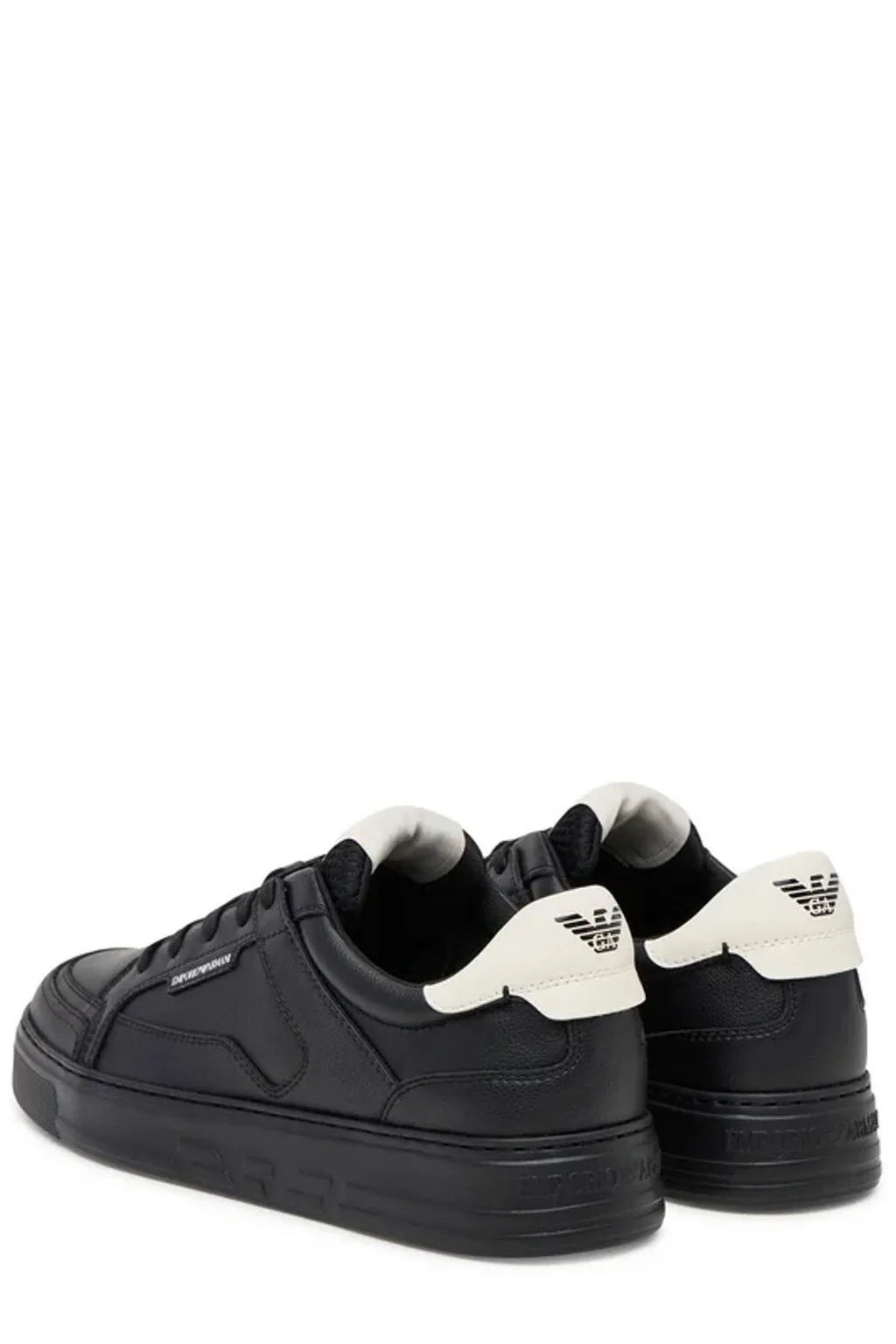 Emporio Armani Logo Printed Low-Top Sneakers