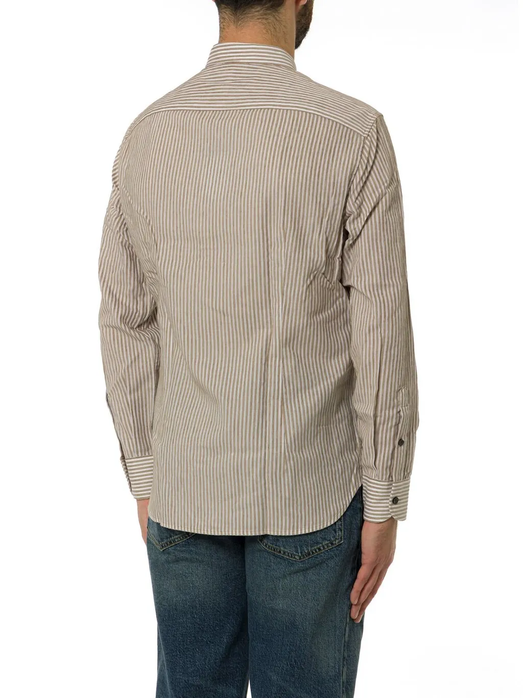 Emporio Armani Striped Button-Up Shirt