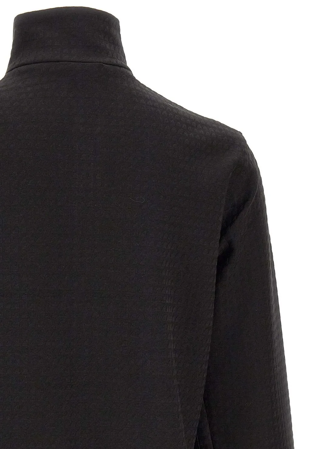 Emporio Armani Logo Embroidered Zip-Up Sweatshirt