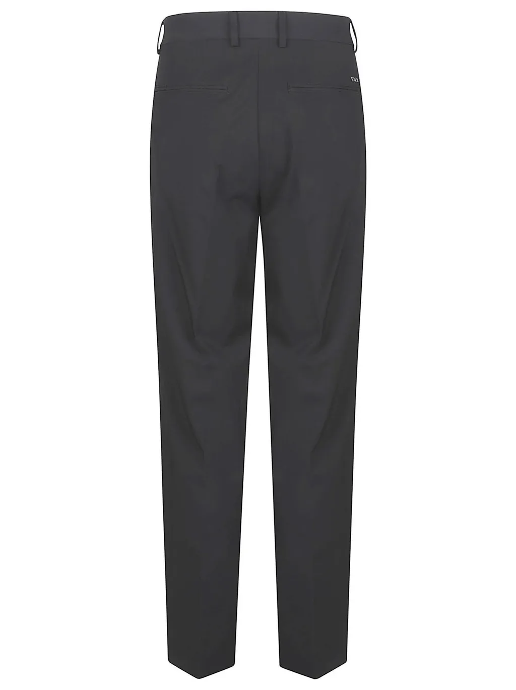 Emporio Armani Pleat Detailed Straight Leg Pants