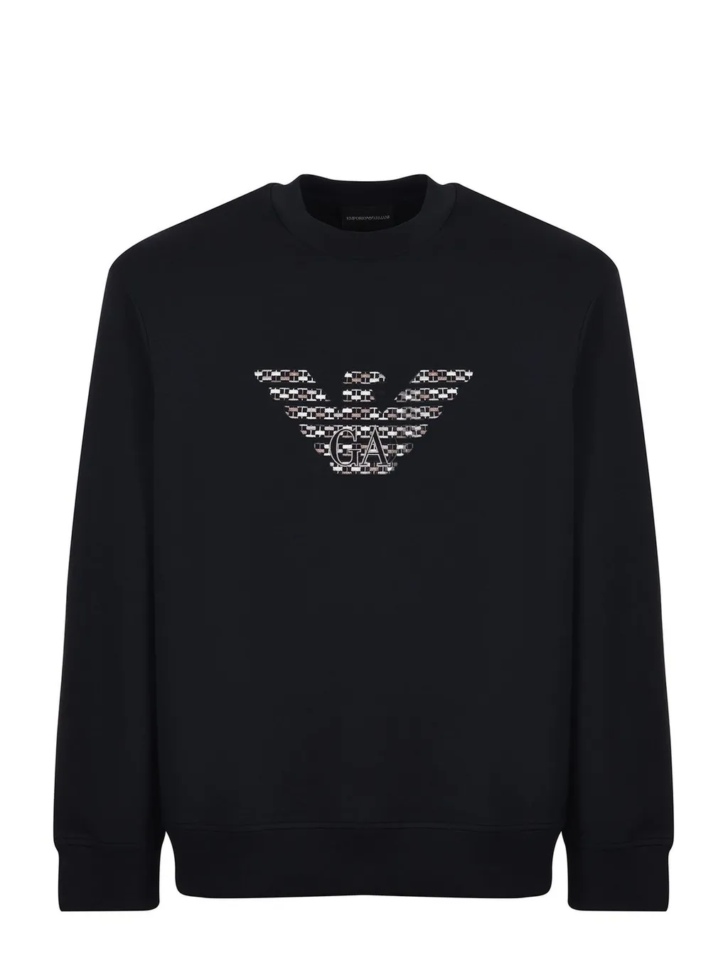 Emporio Armani Long-Sleeved Crewneck Sweatshirt