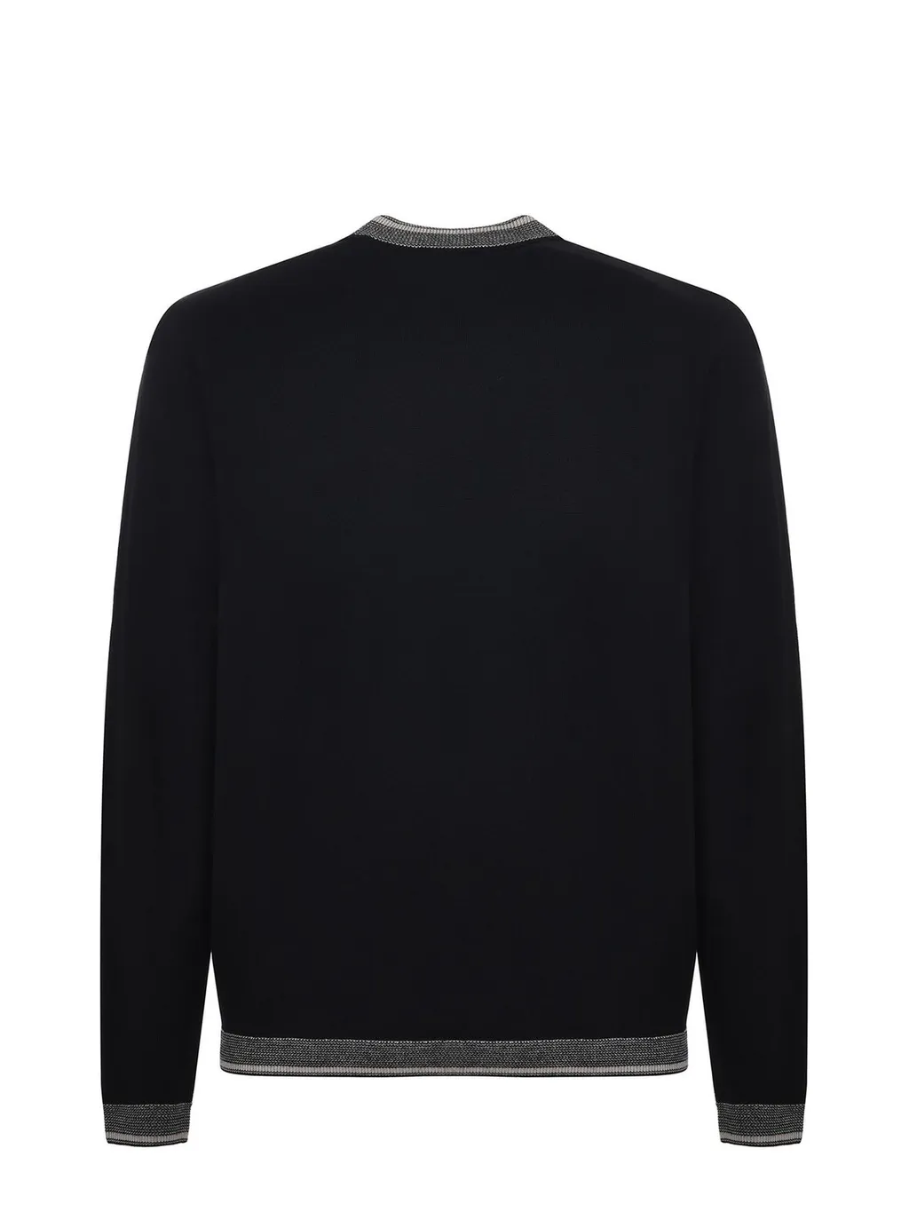 Emporio Armani Logo-Embroidered Crewneck Jumper