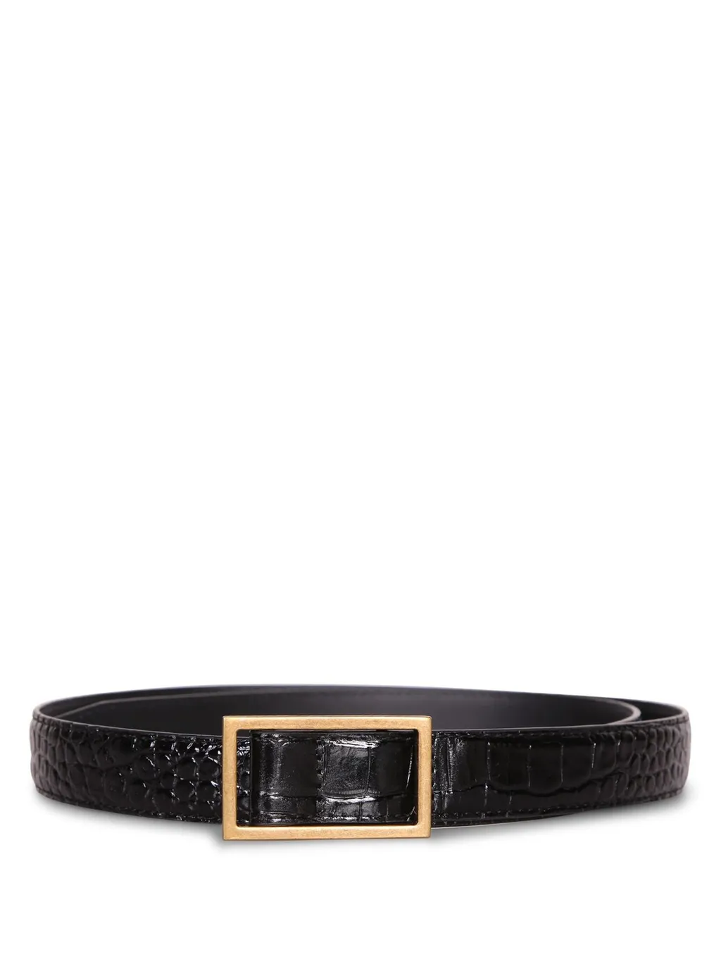 Emporio Armani Embossed Buckle Belt