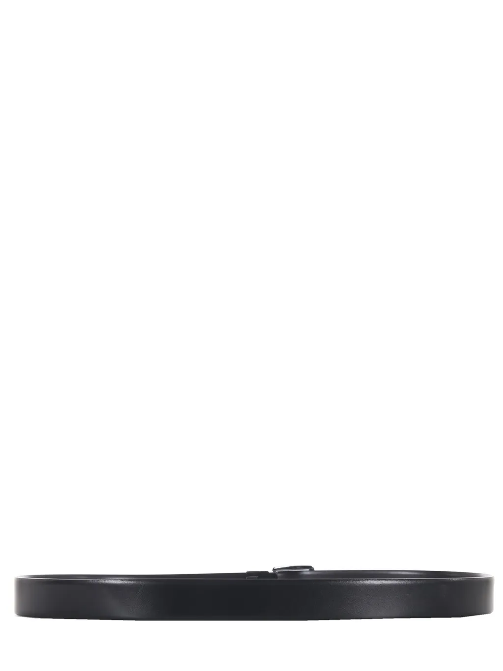 Emporio Armani Logo Engraved Buckle Belt