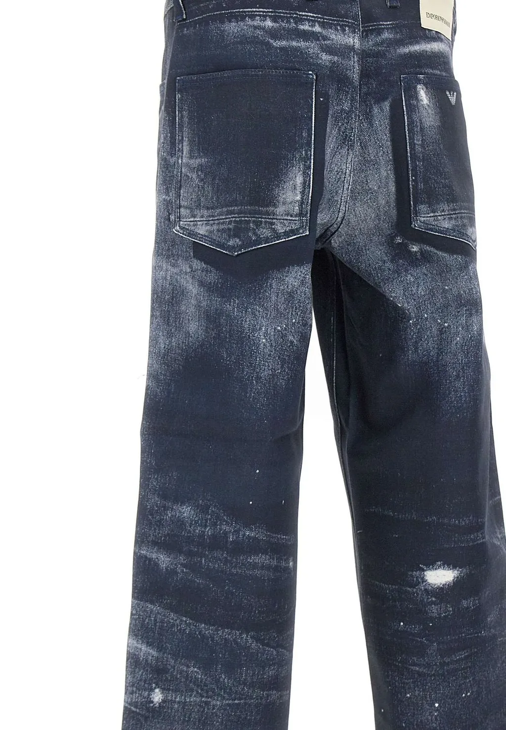 Emporio Armani Distressed Regular Fit Jeans