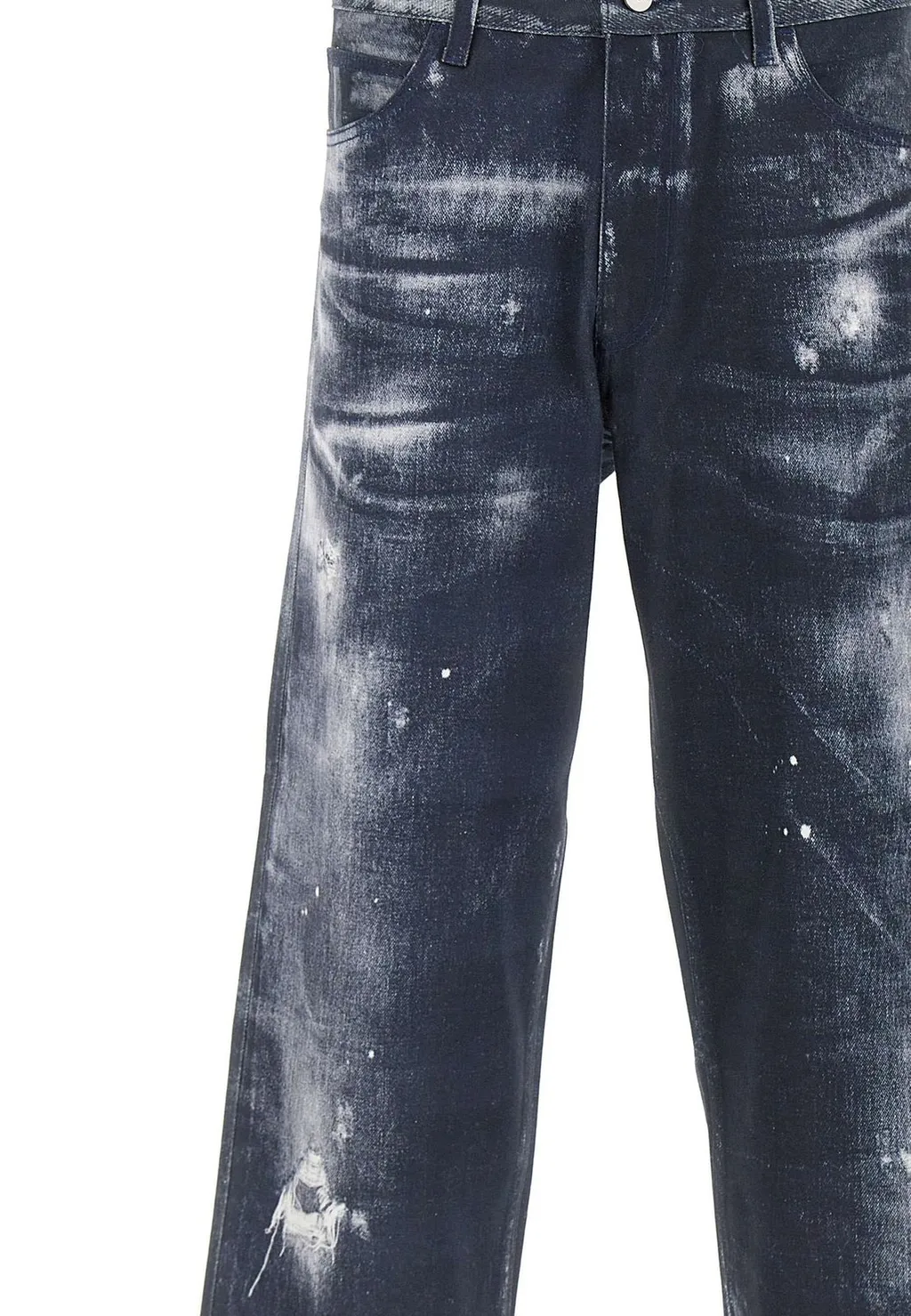Emporio Armani Distressed Regular Fit Jeans