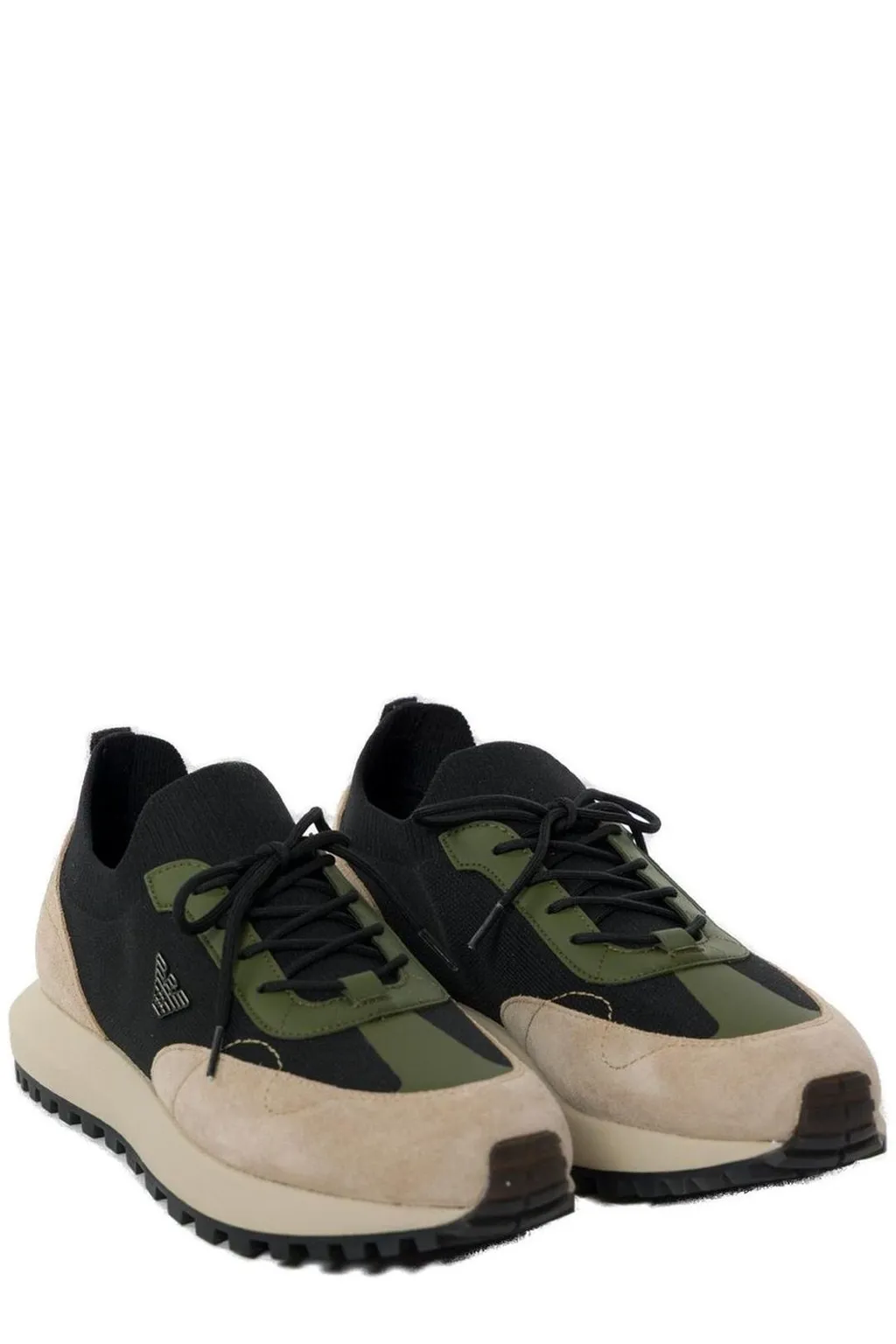 Emporio Armani Logo Patch Sneakers