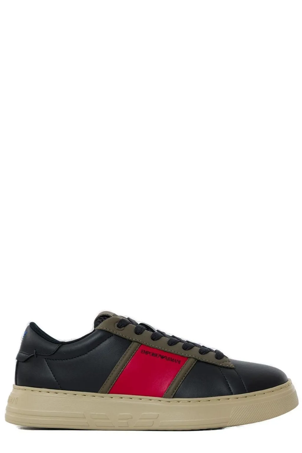 Emporio Armani Logo Printed Low-Top Sneakers