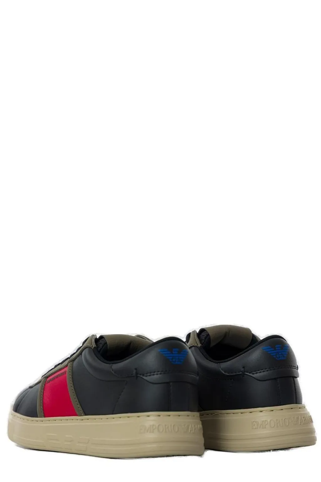 Emporio Armani Logo Printed Low-Top Sneakers