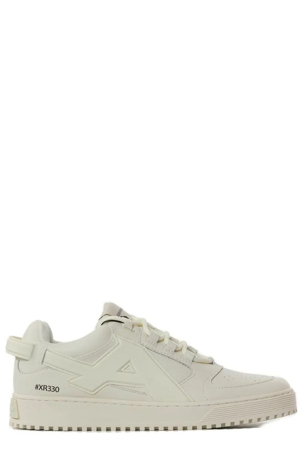 Emporio Armani Round-Toe Lace-Up Sneakers