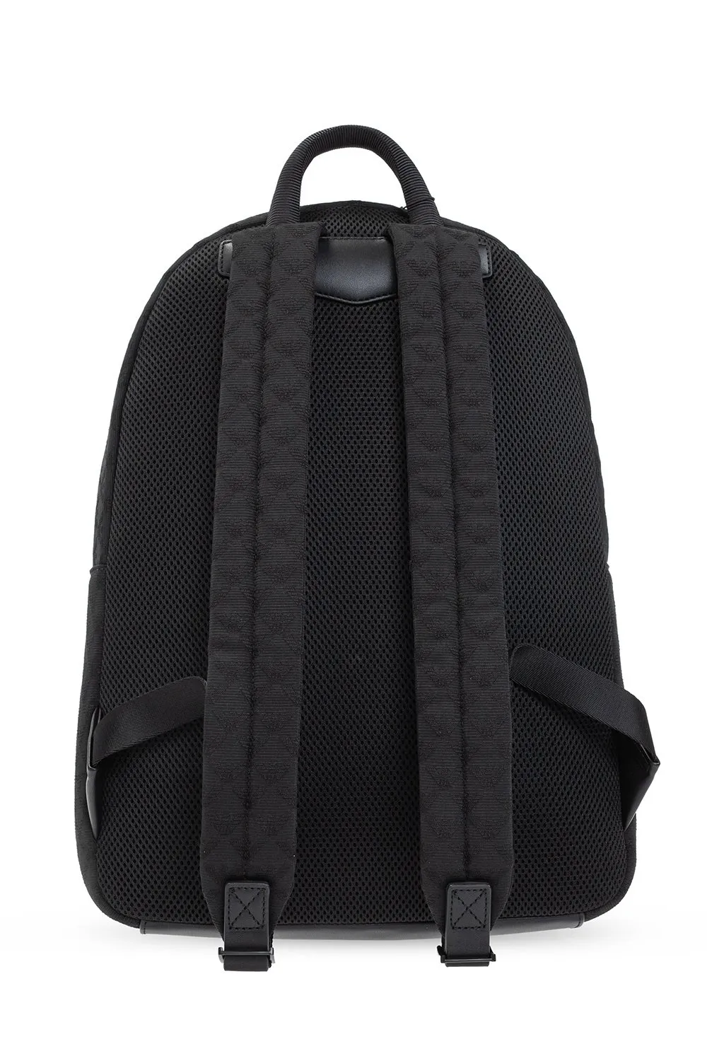 Emporio Armani Logo Lettering Zipped Backpack
