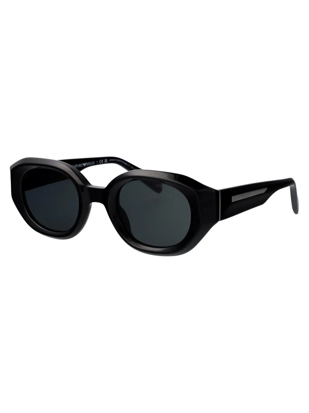 Emporio Armani Irregular-Frame Sunglasses