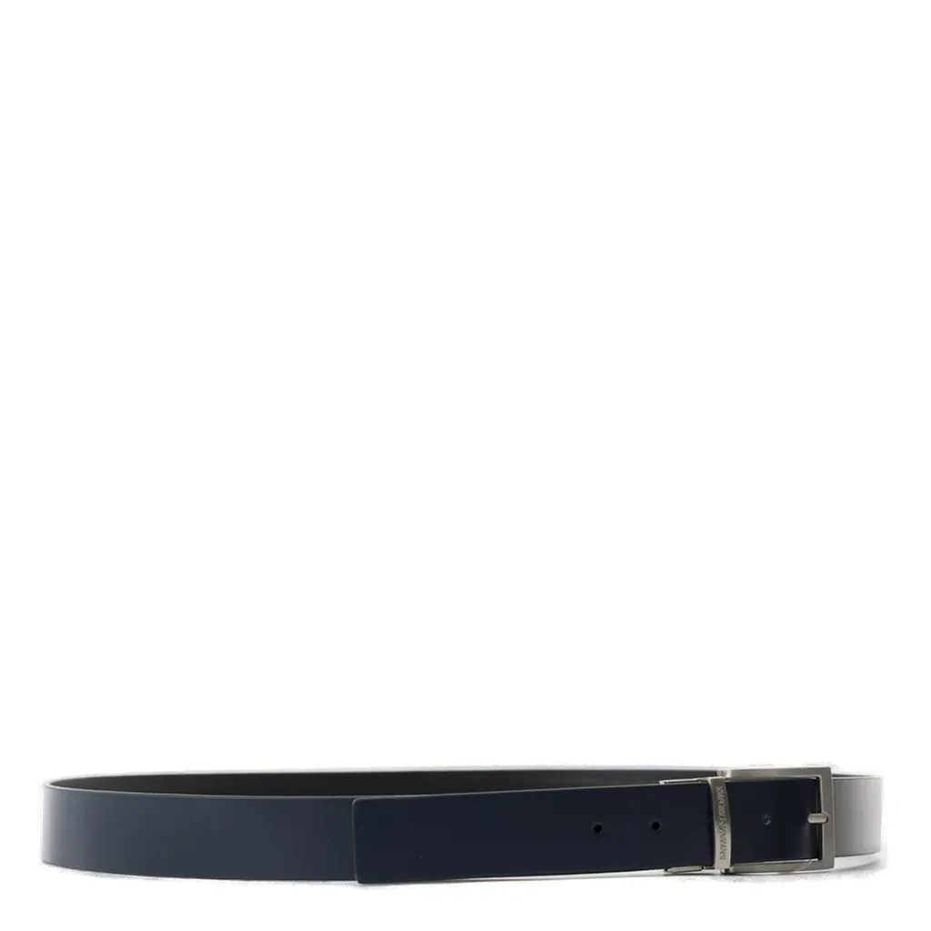 Emporio Armani Logo Engraved Buckled Belt