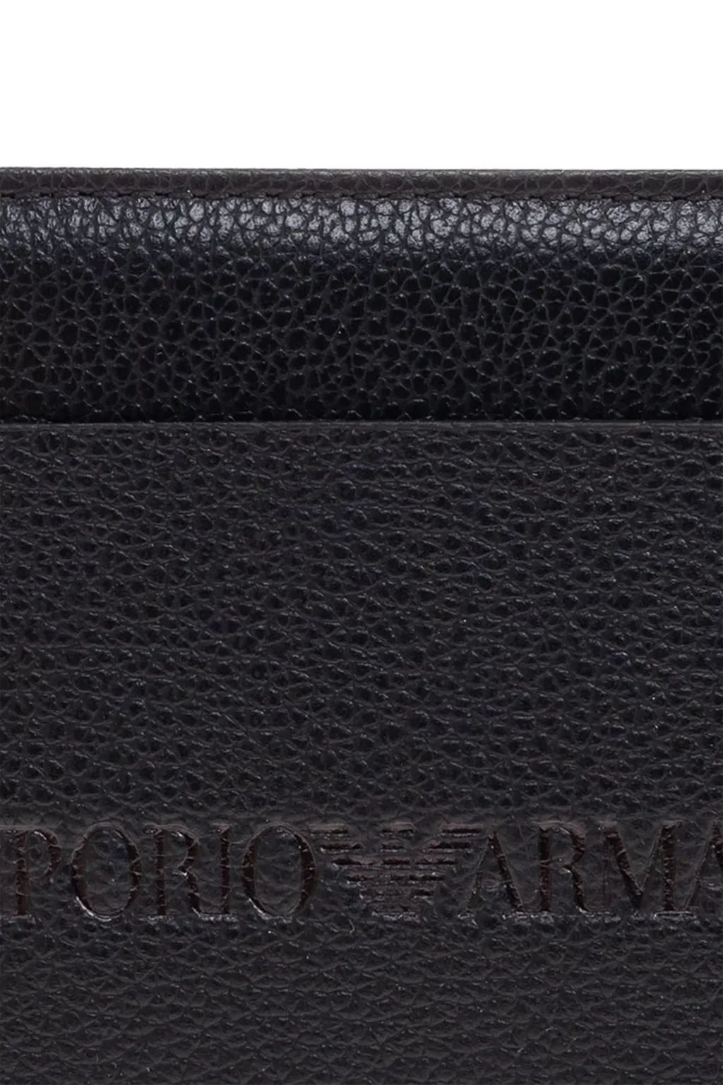 Emporio Armani Logo Embossed Bifold Wallet