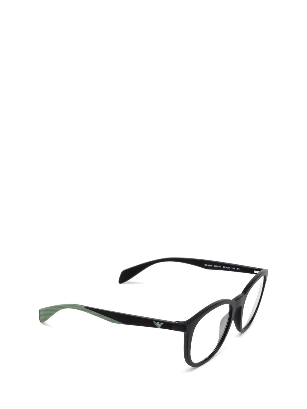 Emporio Armani Round Frame Clip-On Glasses